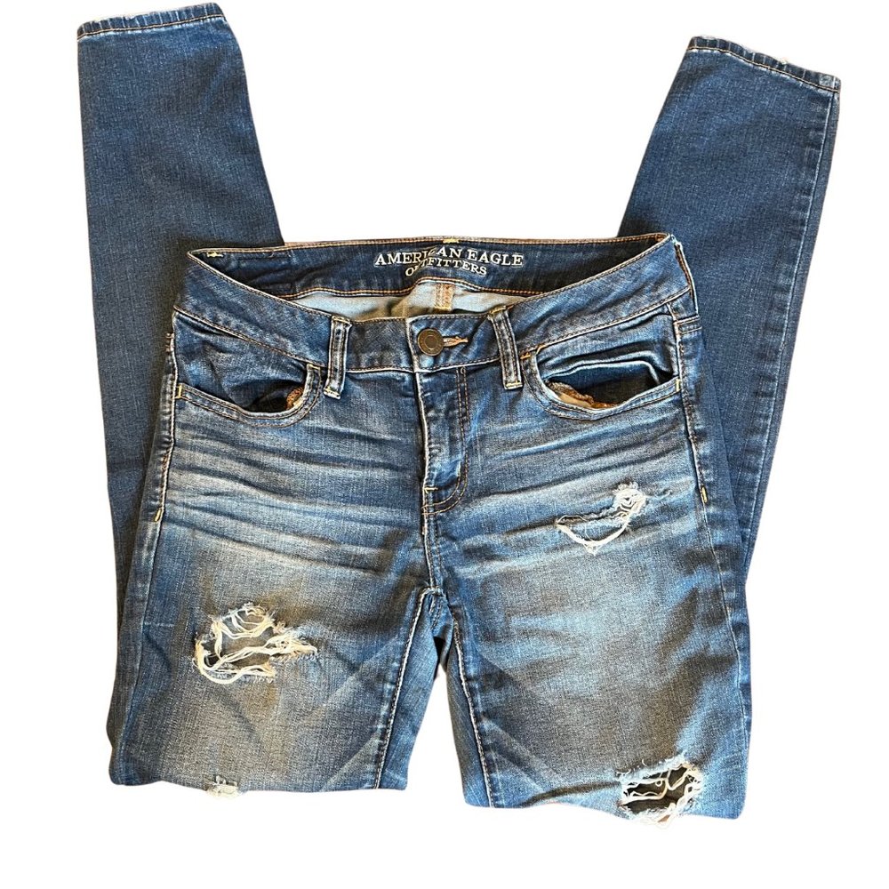ᗩEO Ripped Jegging Skinny Jeans